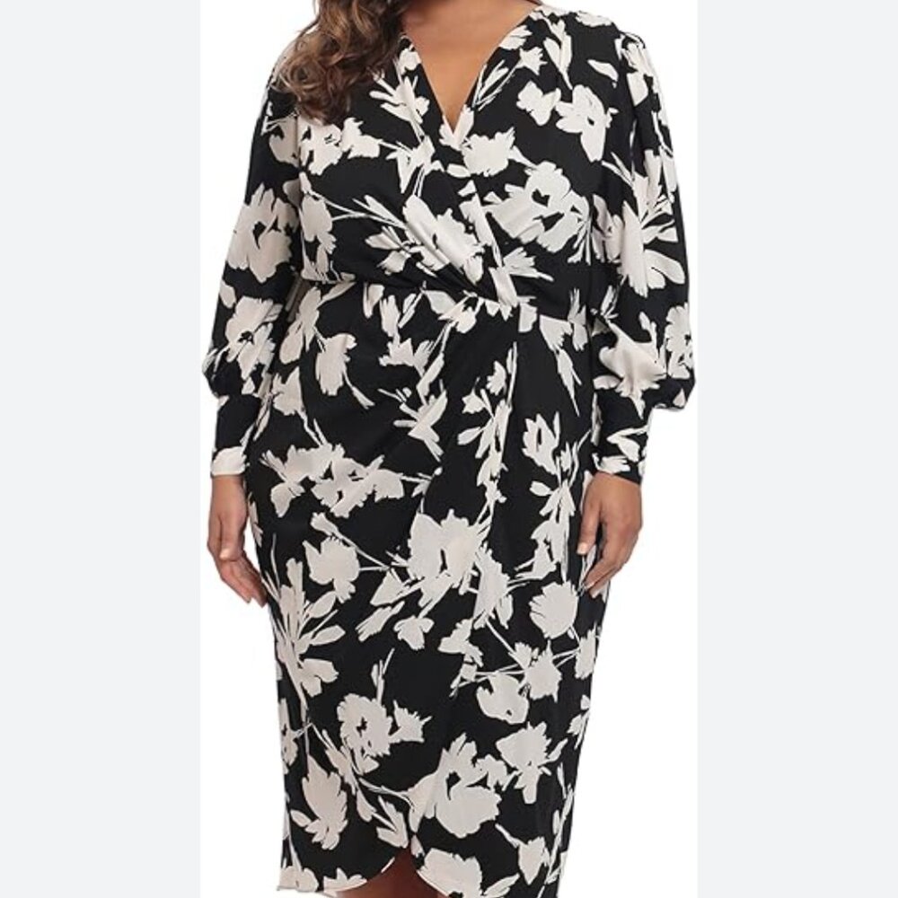 NWT Maggy London wrap dress 16w